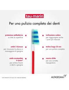 TAUMARIN SPAZZOLINO SCALARE 33 MOLTO MORBIDO CON ANTIBATTERICO 2