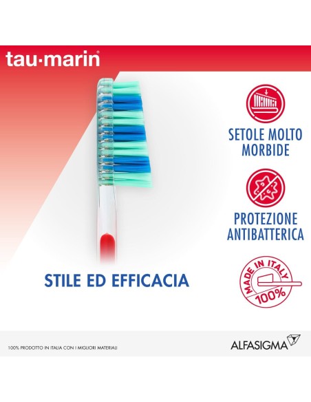 TAUMARIN SPAZZOLINO SCALARE 33 MOLTO MORBIDO CON ANTIBATTERICO