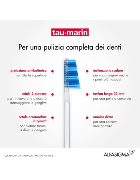TAUMARIN SPAZZOLINO SCALARE 33 MORBIDO CON ANTIBATTERICO