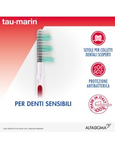 TAUMARIN SPAZZOLINO SENSITIVE GENGIVE CON ANTIBATTERICO 2