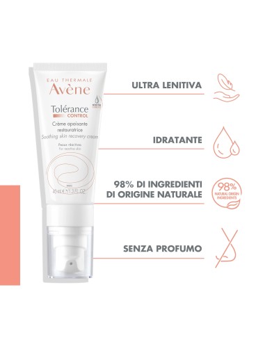EAU THERMALE AVENE TOLERANCE CONTROL CREMA LENITIVA RIEQUILIBRANTE 40 ML