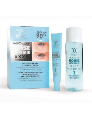 NATUR UNIQUE IALUCOLLAGEN BORSE E OCCHIAIE XXXS TONICO 10 ML + 30 ML
