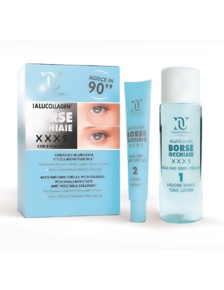 NATUR UNIQUE IALUCOLLAGEN BORSE E OCCHIAIE XXXS TONICO 10 ML + 30 ML