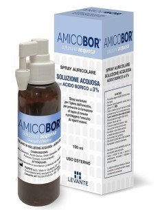 SOLUZIONE ACQUOSA PER IRRIGAZIONE DELL'ORECCHIO AMICOBOR 100 ML