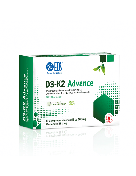 EOS D3 K2 ADVANCE 60 COMPRESSE MASTICABILI