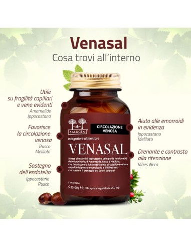 SALUGEA VENASAL 60 CAPSULE
