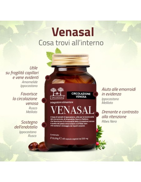 SALUGEA VENASAL 60 CAPSULE