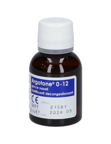 ARGOTONE 0-12 GOCCE NASALI 20 ML