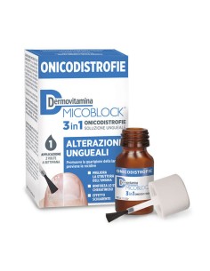 DERMOVITAMINA MICOBLOCK 3 IN 1 ONICODISTROFIE ALTERAZIONI UNGUEALI 7 ML