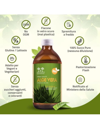 SALUGEA SUCCO ALOE VERA BIO 500 ML