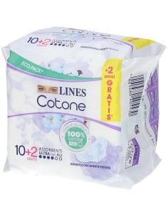 LINES COTONE BIO ULTRA ALI 12 PEZZI