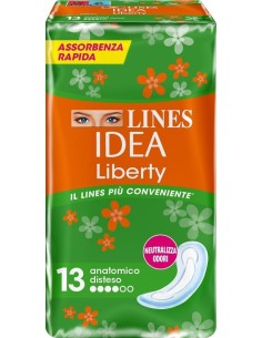 LINES IDEA LIBERTY DWCT ANATOMICI 13 PEZZI