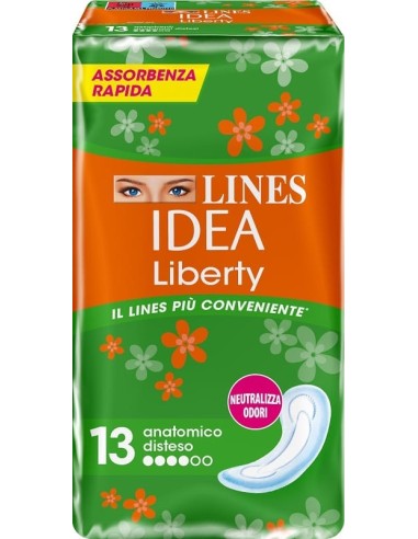 LINES IDEA LIBERTY DWCT ANATOMICI 13 PEZZI