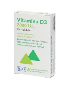 VITAMINA D3 2000UI OROSOLUBILE 60 COMPRESSE