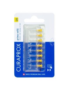 CURAPROX CPS 09 SCOVOLINO PRIME REFILL YELLOW 8 PEZZI