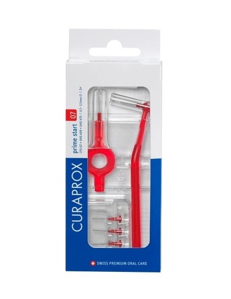 CURAPROX CPS 07 SCOVOLINO PRIME START 07 RED 5 PEZZI