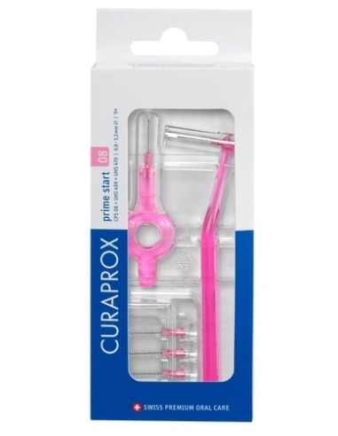 CURAPROX CPS 08 SCOVOLINO PRIME START 08 PINK 5 PEZZI