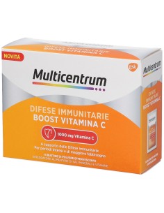 MULTICENTRUM DIFESE IMMUNITARIE BOOST VITAMINA C 14 BUSTINE