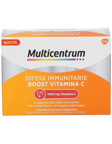 MULTICENTRUM DIFESE IMMUNITARIE BOOST VITAMINA C 14 BUSTINE
