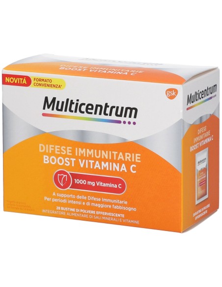 MULTICENTRUM DIFESE IMMUNITARIE BOOST VITAMINA C 28 BUSTINE