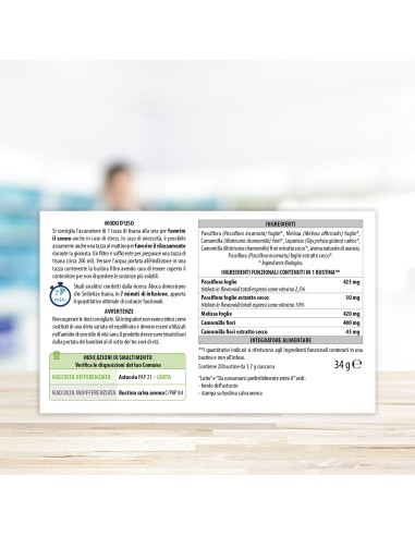 SEDIVITAX TISANA 20 BUSTINE