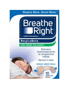 CEROTTI NASALI BREATHE RIGHT BALSAMICI 10 PEZZI