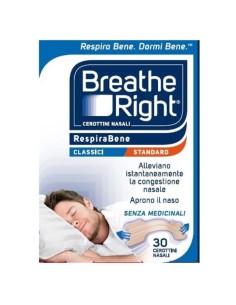 CEROTTI NASALI BREATHE RIGHT CLASSICI 30 PEZZI