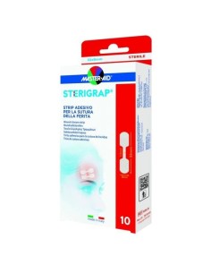 MASTER-AID STERIGRAP STRIP ADESIVO SUTURA FERITE 32X8 MM 10 PEZZI