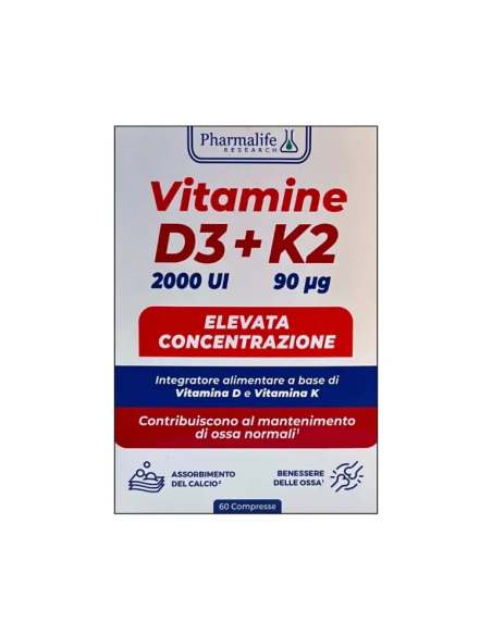 VITAMINE D3+K2 60 COMPRESSE