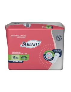 PANNOLONE PER INCONTINENZA SERENITY LIGHT LADY SUPER 12 PEZZI
