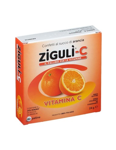 ZIGULI C ARANCIA 40 CONFETTI 24 G