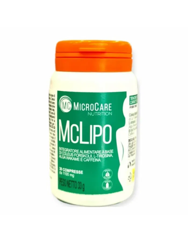 MICROCARE NUTRITION MC LIPO 30 COMPRESSE DA 1100 MG