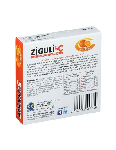 ZIGULI C ARANCIA 40 CONFETTI 24 G