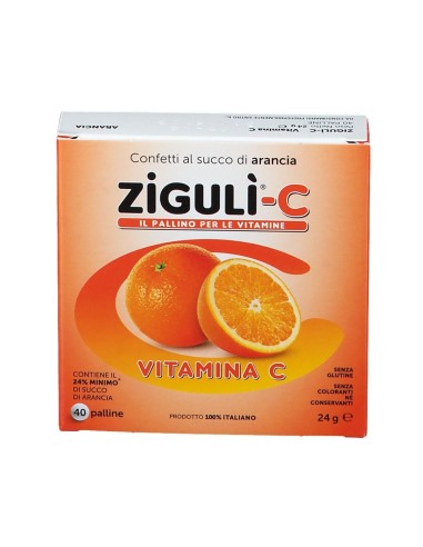 ZIGULI C ARANCIA 40 CONFETTI 24 G