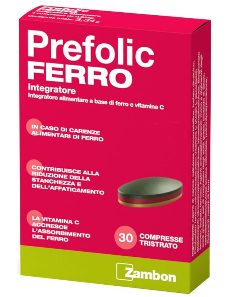 PREFOLIC FERRO 30 COMPRESSE