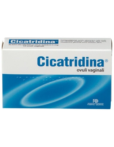 OVULI VAGINALI CICATRIDINA 10 PEZZI