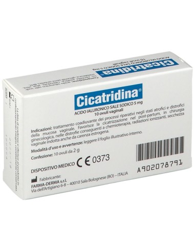 OVULI VAGINALI CICATRIDINA 10 PEZZI