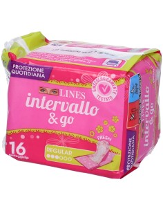 PROTEGGISLIP LINES INTERVALLO FRESH&GO RIPIEGATI 16 PEZZI