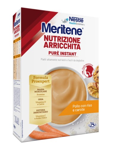 MERITENE PURE' INSTANT POLLO CON RISO E CAROTE 1 KG