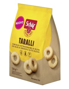 SCHAR TARALLI SENZA LATTOSIO 120 G