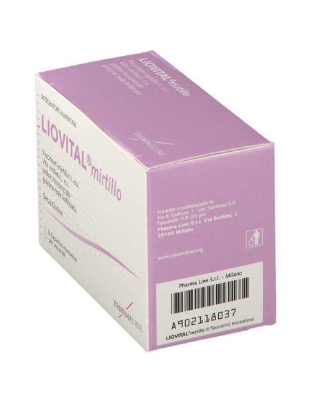 LIOVITAL MIRTILLO 8 FLACONCINI 10 ML