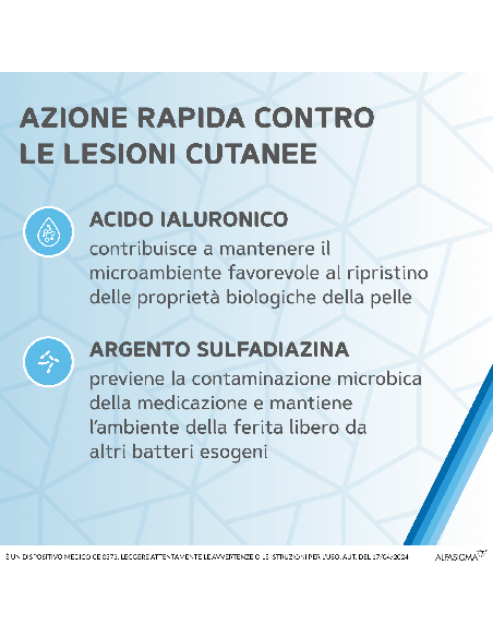 MEDICAZIONE SOFARGEN GEL ACIDO IALURONICO E ARGENTO SULFADIAZINA TUBETTO 25 G