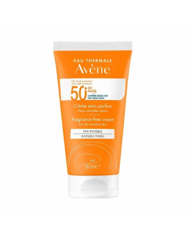 AVENE SOL CREMA SPF50+ SENZA PROFUMO NUOVA FORMULA 50 ML