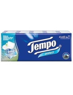 TEMPO PROTECT FAZZOLETTI 10 PEZZI X 20 BUSTE