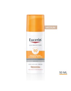 EUCERIN SUN PHOTOAGING CONTROL TINTED GEL CREME SPF50+ MEDIUM 50 ML
