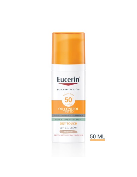 EUCERIN SUN OIL CONTROL TINTED CREAM SPF50+ 50 ML