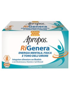 APROPOS RIGENERA ENERGIA FISICA E MENTALE 10 FLACONCINI 10 ML