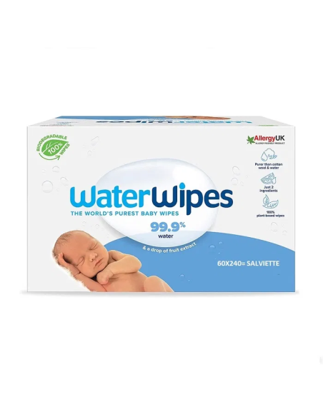 WATERWIPES BIO 4 X 60 PEZZI
