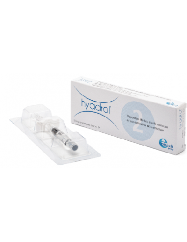 SIRINGA INTRA-ARTICOLARE HYADROL CON ACIDO IALURONICO 1% E ADELMITROL 2% CAPACITA' 2 ML