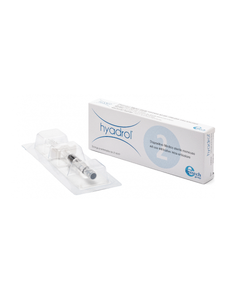 SIRINGA INTRA-ARTICOLARE HYADROL CON ACIDO IALURONICO 1% E ADELMITROL 2% CAPACITA' 2 ML